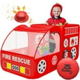thumbnail image 1 of Camión de bomberos Play Tent Kiddey con sirenas y sonido de bombero para niños, 1 of 7