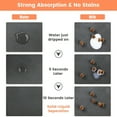 thumbnail image 2 of RLESO Heavy Duty Xxl Dog Water Bowl Mat,Ultra Absorbent Anti-Slip for Messy Drinkers,Gray, 2 of 7