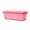Pink, variant on Rectangular Plastic Plant Pot,Vegetable Planter for Indoor Outdoor,Large Garden Planting Pot,Simple Style & Sturdy for Patio Yard Garden Home Decor Easy Move