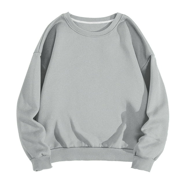 Chandail à Col Rond Décontracté pour Adultes Unisexe, Coupe Ample, Doux, Manches Longues, Chandail d'Entraînement, Hauts, Tenues Assorties pour Couples
