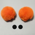 thumbnail image 3 of 2 piezas de casco de motocicleta lindo y creativo con orejas de gato de peluche, bolas decorativas para casco de motocross, accesorios adhesivos para estilismo de cosplay, 3 of 5