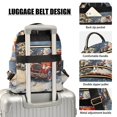 thumbnail image 4 of JIALIOU Mini Backpack Purse for Women Quilted Casual Daypack Small Travel Shoulder Bag, Christmas Tree and Snowman on Truck, 4 of 7