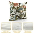 thumbnail image 4 of HENGT Chinoiserie Cushion Cover Cover Bird Floral Pillowcase Coral Turquoise Pillow Coral Blue Pillow Decorative Pillow for Sofa Couch Living Room Housewarming Gift White, 4 of 5