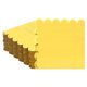 thumbnail image 1 of Uxcell 100Pack Servilletas de Papel de Cóctel con Borde Festoneado Dorado para Fiestas y Eventos[Amarillo], 1 of 6
