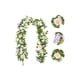 thumbnail image 2 of Peonía De Plástico Ratán Guirnalda de ratán con peonías artificiales rosas para fotografía de bodas y decoración de mesas (1 pieza) Rkxzt, 2 of 8