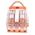 thumbnail image 4 of Transparent Knife Switch, Full Copper 160A Prevent Electric Shock Double Throw 4 Pole Disconnect Knife Switch  For Standby Generator For Industrial Appliances, 4 of 8