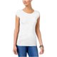 thumbnail image 1 of Camiseta básica informal Style&co. para mujer blanca pequeña, 1 of 2