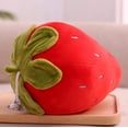 thumbnail image 2 of Conejo lindo, juguete de peluche de varias frutas, verduras rellenas, juguete de peluche (fresa roja), 2 of 2
