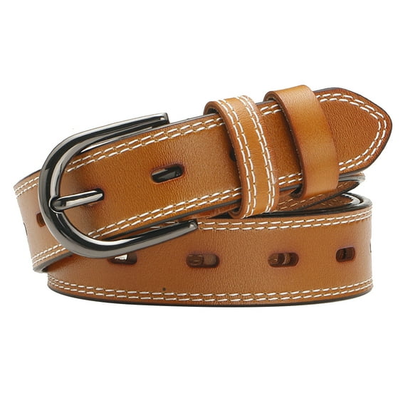 Leather dog collars in a variety of sizes