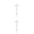 thumbnail image 4 of QualitChoice Model Railway Light Warm White Modes Crafts Mini LED Lamppost Scale 1: 87 Yard Micro Lightweight Track Lamp Kids Table Gray（Warm Light） 2Set, 4 of 6