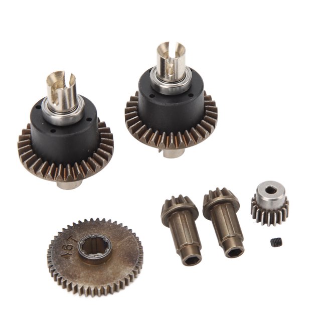 Kit De Engranajes De Motor De Coche RC ANGGREK Diferencial Alta Resistencia 1/16