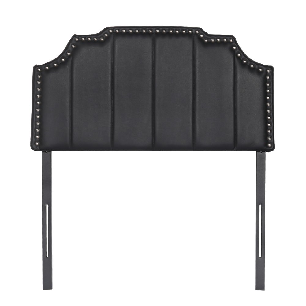 VECELO Classic Height Adjustable PU Upholstered Headboard for Twin Bed