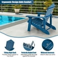 thumbnail image 5 of Spaco Folding Adirondack Chairs, Weather Resistant HIPS Outdoor Adirondack Chair with Cup Holder-Navy, Patio Chairs, Lawn Chairs, Outdoor Chairs, Weather Resistant for Deck, Backyard, Garden, 5 of 9
