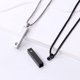 thumbnail image 2 of Urn Necklace For Ashes Mens Chain Necklace Urn Pendants For Ashes Silver Black Cube Urns For Human Ashes Memorial Cremation Urn Locket Keepsake Urn Je, 2 of 3