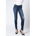 thumbnail image 2 of Kan Can Women's Mid Rise Destroyed Skinny Jeans KC6034 ST, 2 of 6