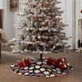 thumbnail image 4 of Sikiie Rainbow Flowers Nativity Christmas Tree Skirt, Jesus Christian Winter Holiday Tree Mat Decoration(30-48IN)30", 4 of 6