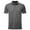 Gray Black, variant on Men's Performance Shirt Polo Shirts Short Sleeve Classic Solid Color for Casual and Business Wear