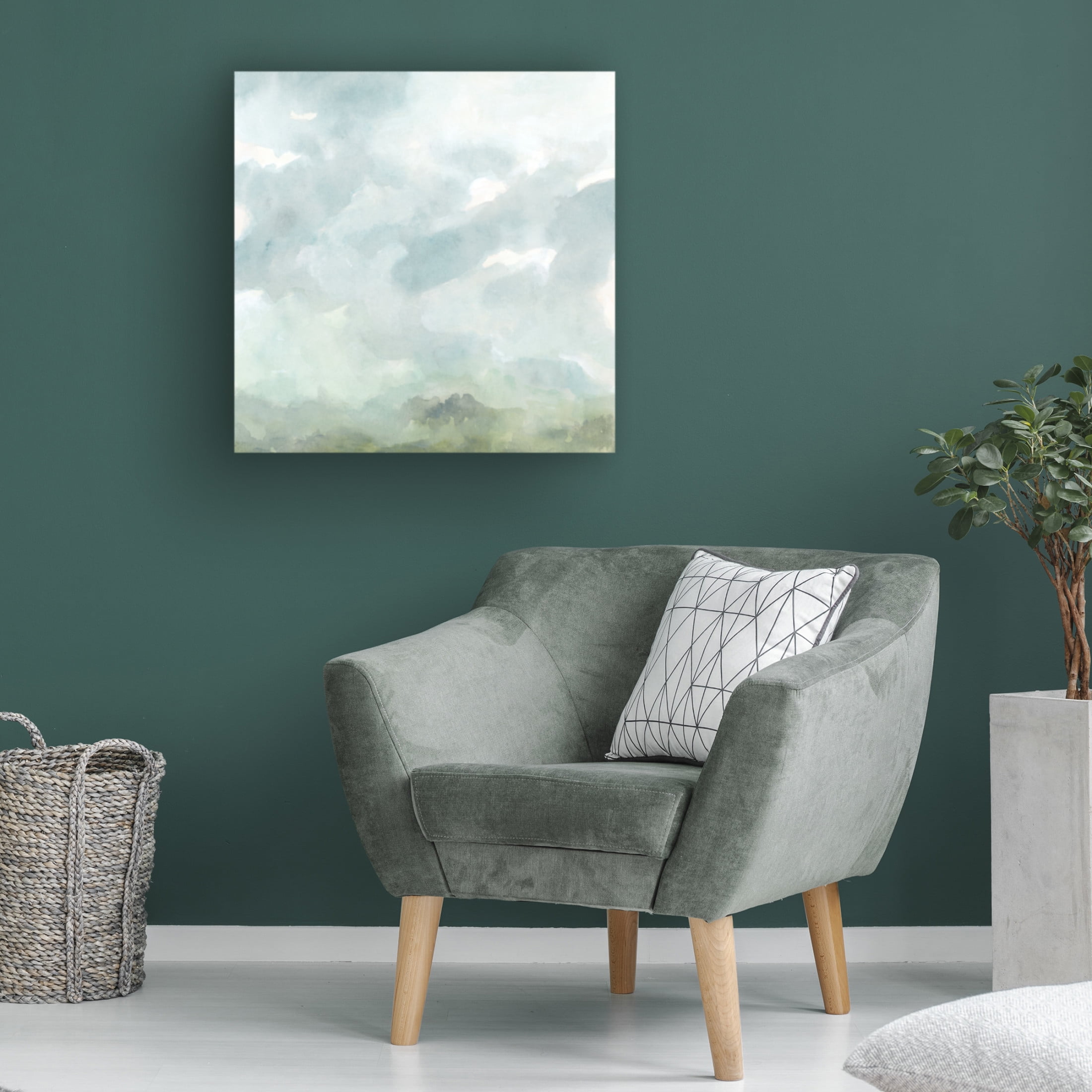 Trademark Fine Art June Erica Vess  Moody Horizon II Canvas Wall Art