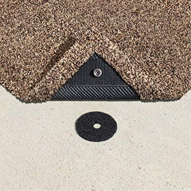 Prest-O-Fit Brown Tan 8 Ft. X 12 Ft 2-1201 Surface Mate Patio Rug-8' x 12'
