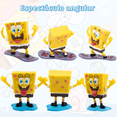 thumbnail image 3 of Figuras de Juguete para Niños Sponge Bob Colección 8 Piezas colores, 3 of 5