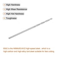 thumbnail image 3 of Uxcell 10Pack 1.15mm HSS(High Speed Steel) W6542 Drill Bits, Fully Ground Jobber 36mm Length Drill Bit, 3 of 5