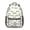 Geometric Diamond White, variant on Geometric Triangle Brown Pattern Backpack for School, Cute School Bag with Adjustable Shoulder Straps and Padded Back, 15.3"x11"x6.7"