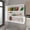White, variant on FM FURNITURE Chinle Wall Cabinet in Melamine with Open Storage-Color:White