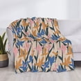 thumbnail image 3 of Naloa Lilies Flowers Flannel Blankets - Thick and Warm Blanket for Winter, Soft Fuzzy Plush King Blanket for All Seasons40"x30", 3 of 6