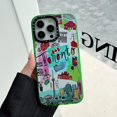 thumbnail image 1 of Funda De Teléfono De Viaje De Arte Mundial Compatible Para iPhone14/13/12/11/Pro/Max Transparente A Prueba De Golpes Protectora Dura Cubierta Acrílica, 1 of 4