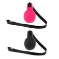thumbnail image 1 of 2 silbatos de mano deportivos con cordones, silbatos manuales de seguridad para exteriores. Rosa Rojo Negro, 1 of 9