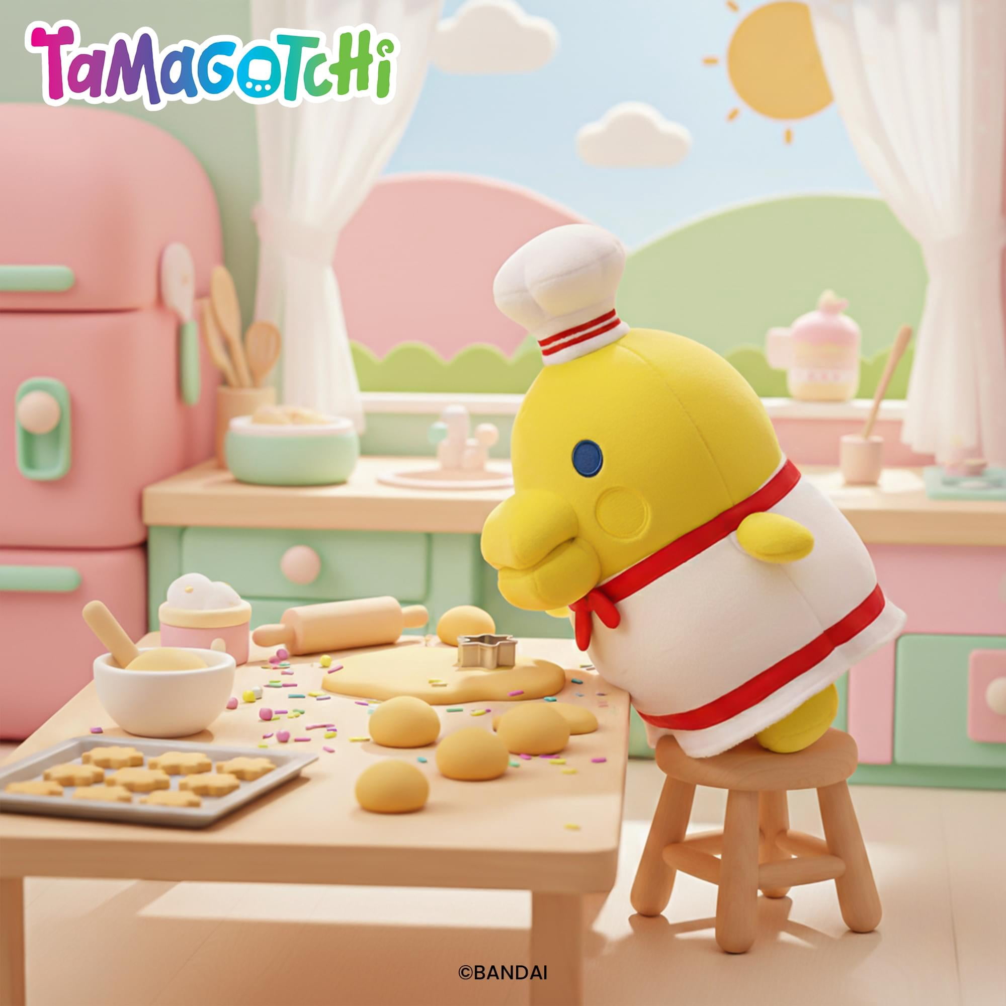 Tamagotchi Kuchipatchi Chef Plush