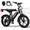 BLACK-4, variant on Electric Bike for Adults, 20" x 4” Fat Tire Electric Bicycle, 1500W Peak Motor 60 Miles, 48V 15Ah Removable Battery & 7 Speed Electric Mountain Bike , UL2849