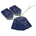 thumbnail image 3 of Inkdotpot Silver Foil Paper Hang Tags ThankYou For Celebrating With Me Birthday Favor Tags 100 Pack, 3 of 6