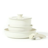 Carote 5 Pcs Nonstick Cookware Sets w/Detachable Handle Deals