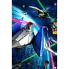Star Fox Space Battle Fox McCloud Arwing Super Nintendo 64 3DS Video Game Poster - 12x18 inch