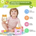 thumbnail image 2 of XUEYU Talking Flash Card Learning Educational Toy with 224 Words 112 Double Sided Cards, Preschool Animals & Nature Early Learning Flash Cards Kit, 2 of 6