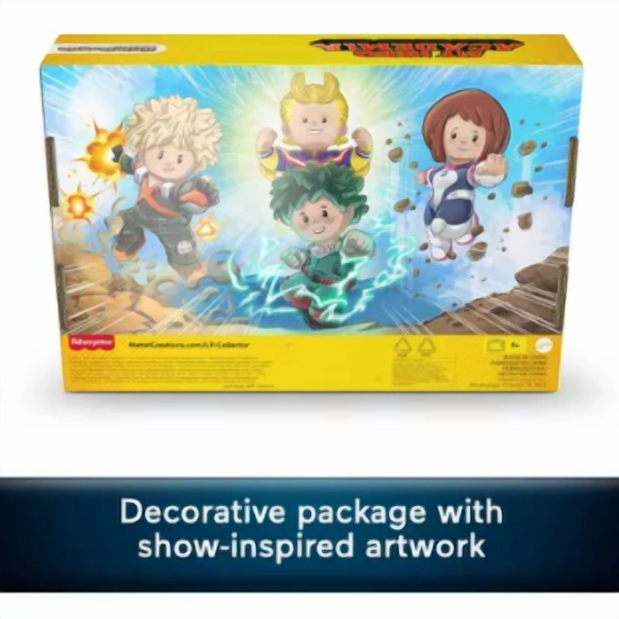 My Hero Academia Anime Series Special Edition Set: 4 Action Figures by Little People