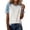 *2-White, variant on VBVC Women's Jean Color Block Basic Tops,Ladies Y2K Going Out T-Shirts,Summer Dressy Pullover For Women,White,S-2XL