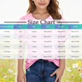 thumbnail image 3 of Piuwrlz Kid Round Neck T-Shirts Girls Short Sleeve Sweatshirt Solid Color Pullover Blouses Shirt Top White Size 7 Years, 3 of 8