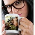 thumbnail image 2 of 3dRose, Mama Hippo Kisses Her Baby, 11oz Mug, 2 of 7