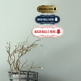 thumbnail image 2 of Signs ByLITA Designer Wash Balls Here (Down Arrow) Sign (Blue) - Small, 2 of 8