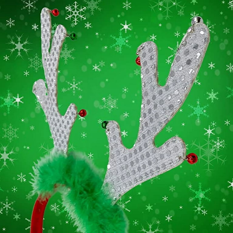 Silver reindeer sale antlers