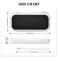 thumbnail image 4 of Black Denim Pattern Texture (3), Carrying Case For Nintendo Switch & OLED Version, Eva Pouch Case for Console & Accessories with 10 Game Card Slot & Wristband, White, 4 of 6