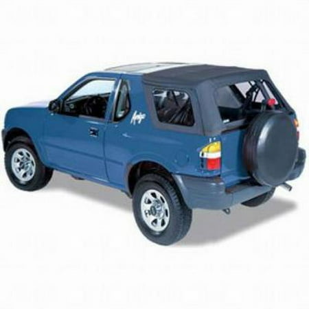 Pavement Ends The Replay Soft Top with Clear Windows and No Upper Doorskins (Black) - 51139-01