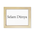 thumbnail image 1 of Hello World Turkish Desktop Photo Frame Picture Art Decoration Painting 6x8 inch, 1 of 3