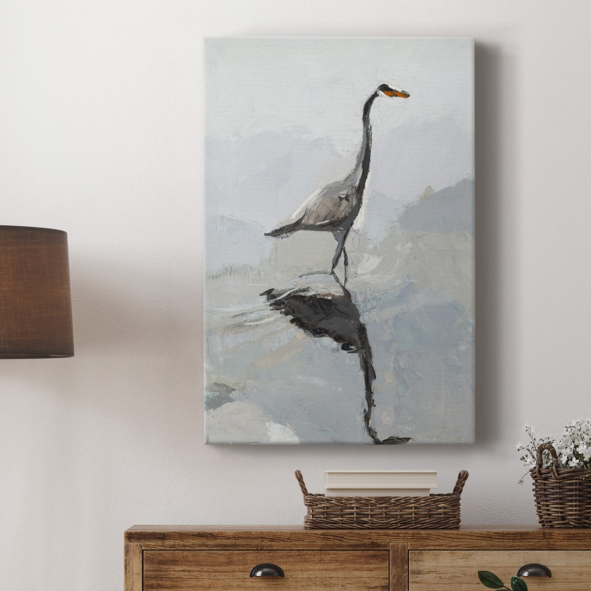 Heron Premium Gallery Wrapped Canvas - Ready to Hang