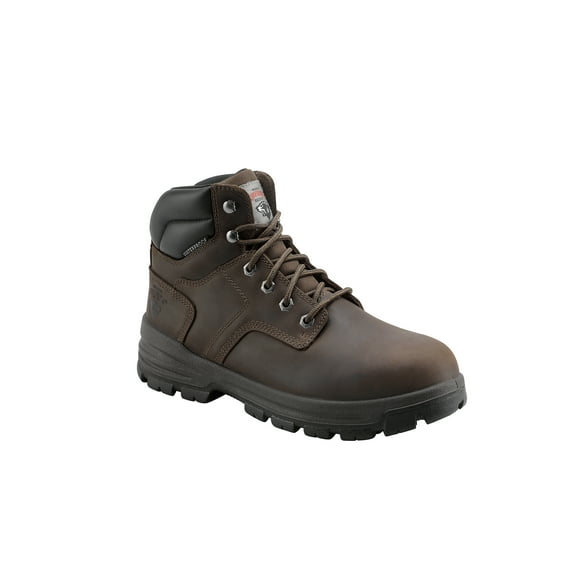 Herman Survivors Men`s Brown Boulder Waterproof 6`` Steel Toe Work Boots