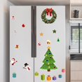 thumbnail image 4 of Christmas Refrigerator Magnets, Magnetic Christmas Tree Magnets for Refrigerator Stickers Decoration Christmas Magnets for Refrigerator Santa Reindeer Holiday Magnets for Fridge (E), 4 of 5