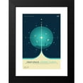 thumbnail image 2 of NASA 13x18 Black Modern Framed Museum Art Print Titled - Deep Space Atomic Clock Blue, 2 of 5