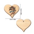 thumbnail image 4 of Cateissary Paquete de 30 colgantes de corazones de para manualidades con cordel natural JM01365 Decoración del hogar JM01363 Cateissary HA011941-01, 4 of 6